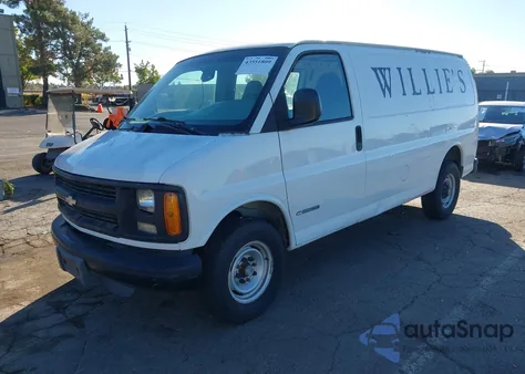 2001 Chevrolet Express from USA, damaged, VIN 1GCHG35R511140368